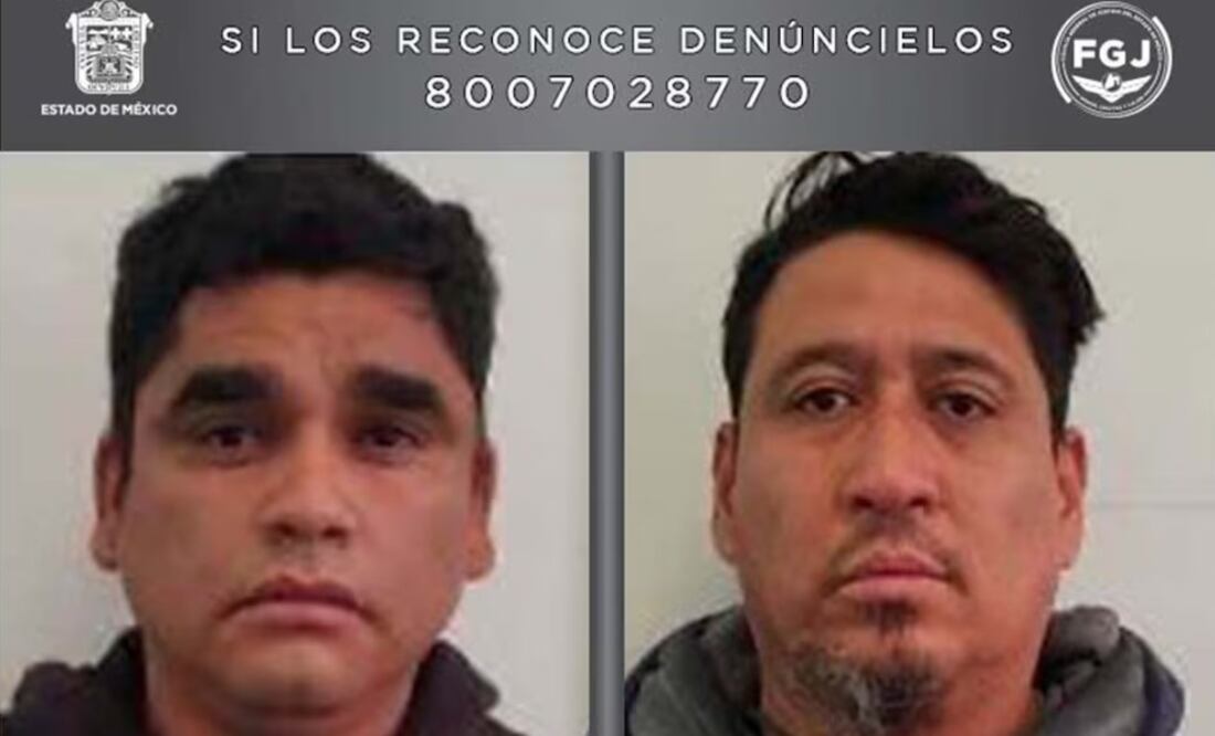 Óscar Barrios Cruz y Jonathan Benítez Saldaña fueron condenados a 60 años de prisión por secuestro exprés | Fotos: Especiales
