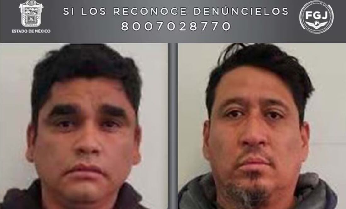 Óscar Barrios Cruz y Jonathan Benítez Saldaña fueron condenados a 60 años de prisión por secuestro exprés | Fotos: Especiales