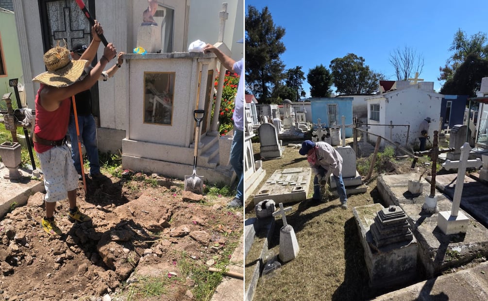 Tulancingo reconoce la labor de los cavadores del panteón San Miguel, guardianes de 190 años de historia | Fotos: especiales