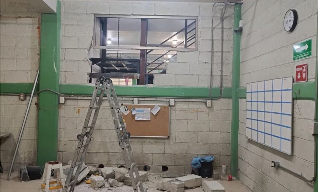 Se desploma elevador en Pachuca | Foto: Especial