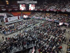 Encabeza Claudia Sheinbaum asamblea en Sonora; 