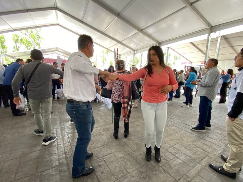 Tras el informe, el grupo Combo Loco puso a bailar a la gente I Foto: Luis Soriano