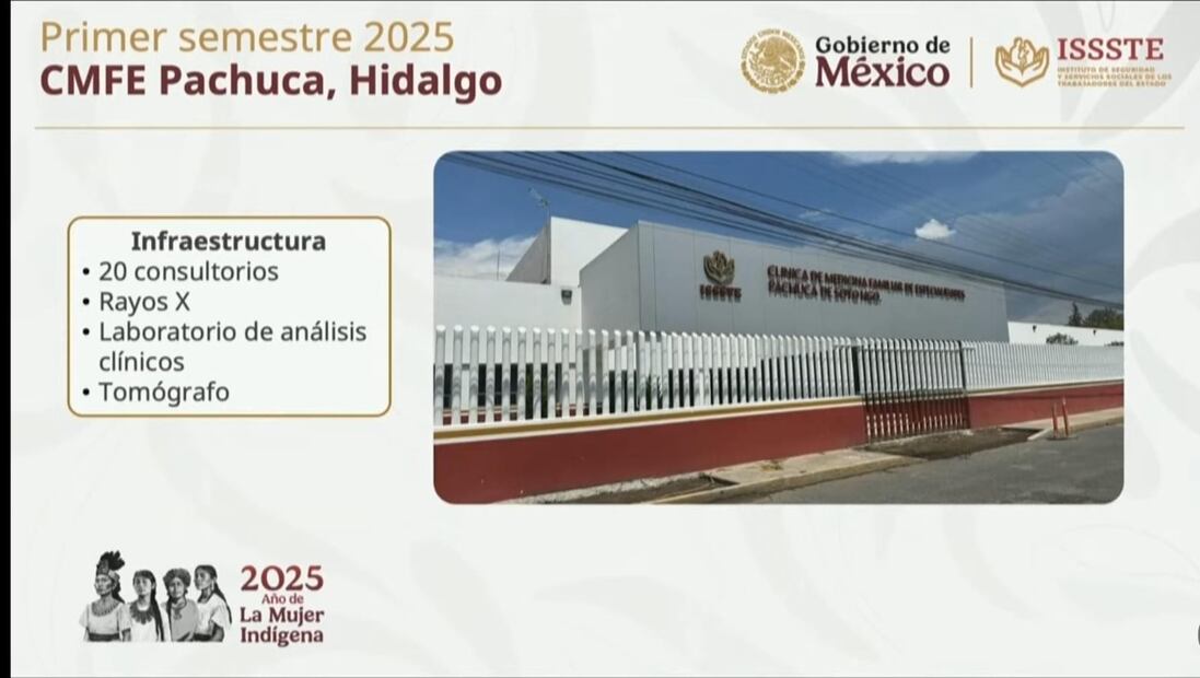Clínica del ISSSTE en Pachuca iniciará operaciones en el primer semestre de 2025 | Captura de pantalla