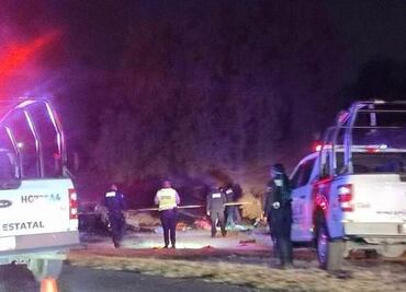 Sujeto mata a mujer y después fallece en accidente sobre la México-Pachuca