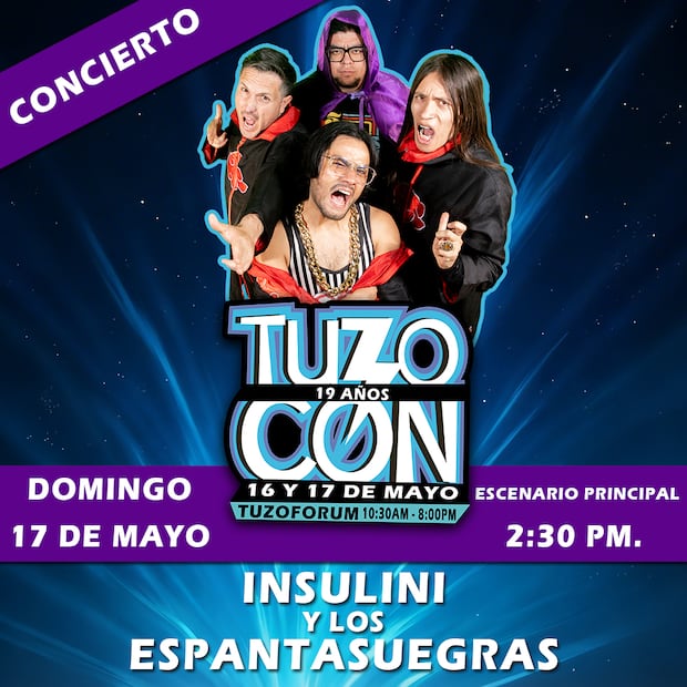Voces icónicas y cosplay | Facebook: Expo Tuzocón
