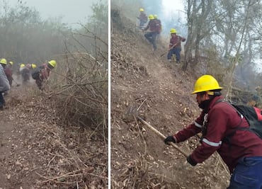 Incendio forestal en Tlahuiltepa alcanza 60% de control