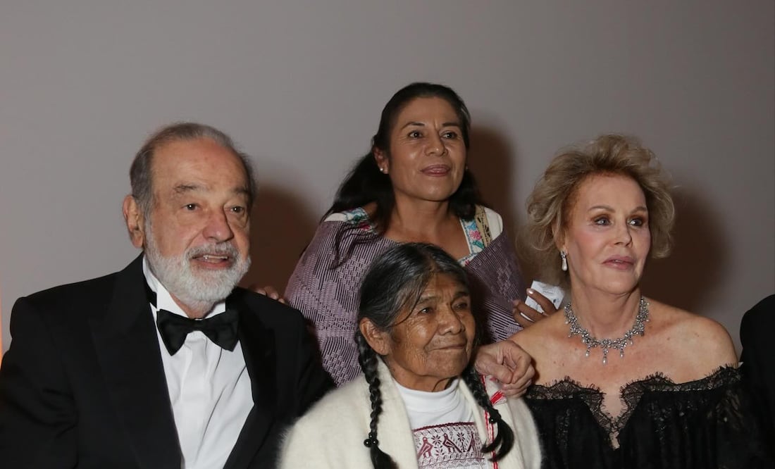 El Museo Kaluz y Dior hacen un reconocimiento a Martina García Cruz, artesana mexicana y tejedora originaria del Estado de Hidalgo | Facebook: Caras México