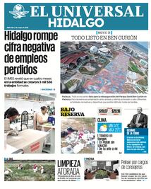 Portada El Universal Hidalgo 07/05/25