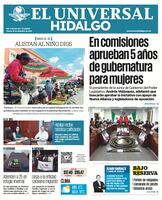 Portada El Universal Hidalgo 19/12/25