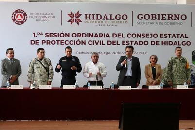 Primera sesión ordinaria del Consejo Estatal de Protección Civil
