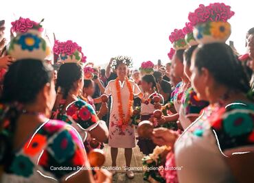 Con hasta 65 % de aceptación en Hidalgo, Claudia Sheinbaum aventaja a oponentes