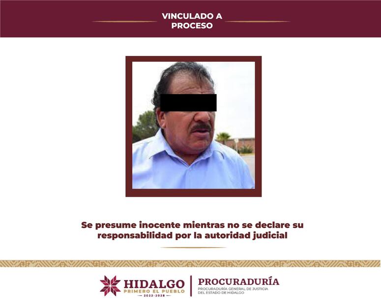 Vinculan a exalcalde de Atitalaquia por peculado y uso ilícito de facultades | Foto: PGJEH