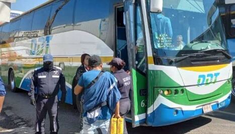 Ataque armado contra autobús en Tizayuca deja daños materiales