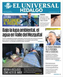 Portada Impresa del 1 de septiembre