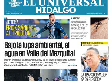 Portada Impresa del 1 de septiembre