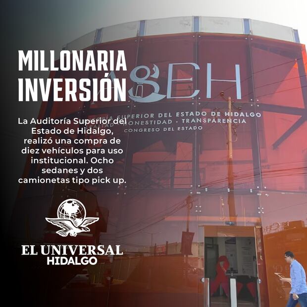 ASEH invierte más de 3 millones en 10 vehículos nuevos para labores institucionales | Diseño: Saúl Barrera