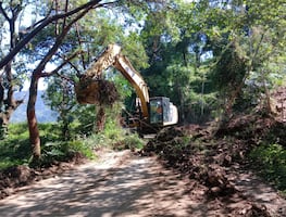 A tres semanas de la tormenta 90-E, 27 caminos siguen cerrados en Hidalgo
