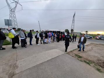 Continúa operativo pasajero seguro en Tizayuca, revisando transporte federal de pasajeros