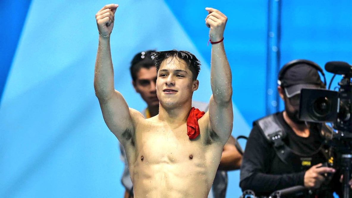 Osmar Olvera, clavadista mexicana logró la quinta medalla para México I Foto: Especial