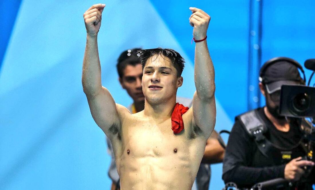 Osmar Olvera, clavadista mexicana logró la quinta medalla para México I Foto: Especial