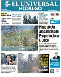 Portada El Universal Hidalgo 25/03/25