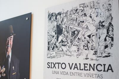 “Una Vida Entre Viñetas”: descubre la obra de Sixto Valencia Burgos en una fascinante exposición