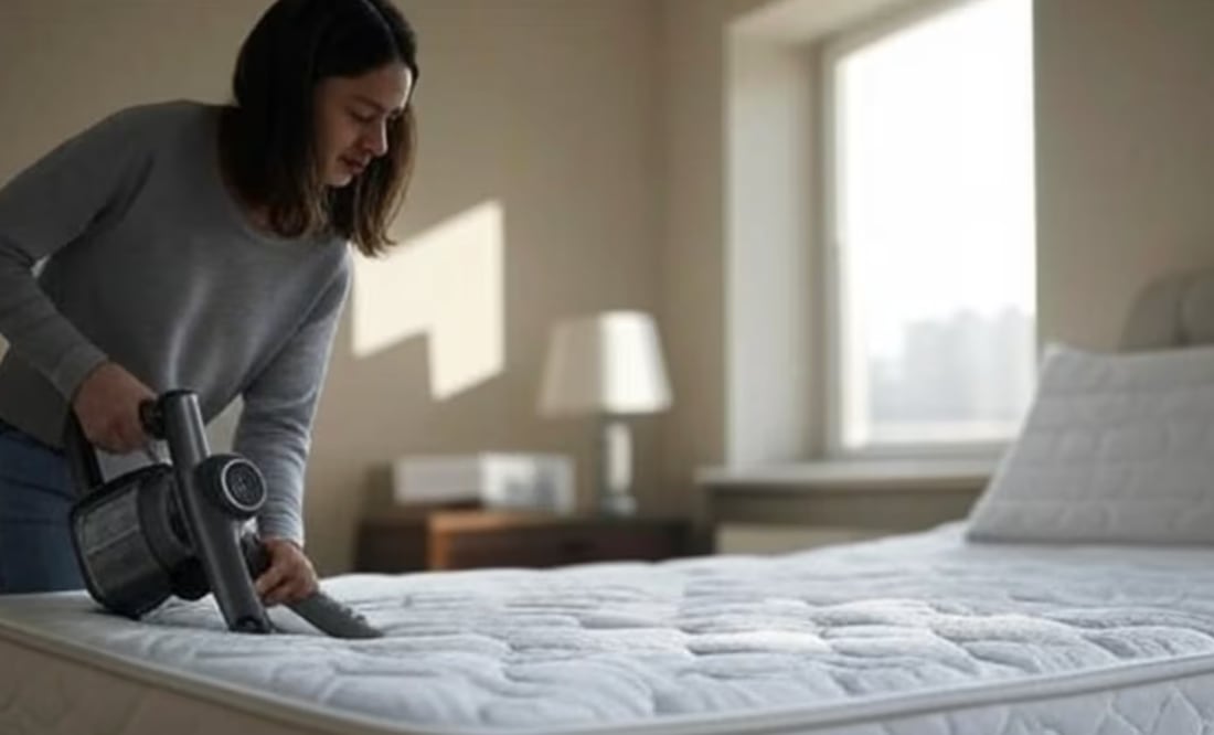 Mantener el colchón libre de ácaros es clave para evitar alergias y mejorar la calidad del sueño Foto: Creada con IA