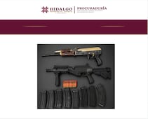 Detienen a dos personas con droga y armas en Mineral de la Reforma