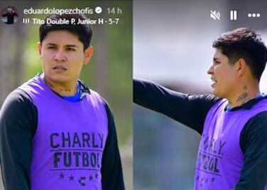 Chofis López baja de peso y regresa a los entrenamientos con Pachuca