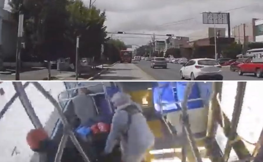 Chocan unidad del Tuzobús y vehículo particular en avenida Benito Juárez