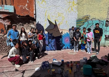 Instituto de la Juventud de Pachuca impulsa mural conmemorativo al 8M realizado por niñas y niños