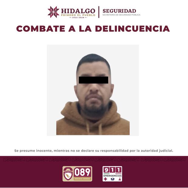 Detienen a presunto vendedor de boletos falsos para el palenque en la Feria de San Francisco Pachuca | Foto: SSPH