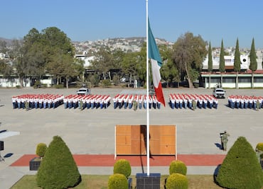 Dan bienvenida a nuevos reclutas en la Zona Militar de Pachuca