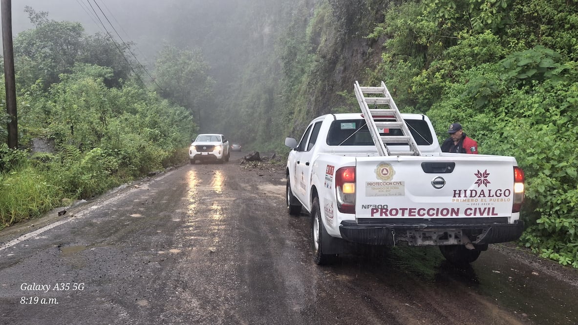 Las lluvias mantienen en alerta a Tenango de Doria | Foto: especial