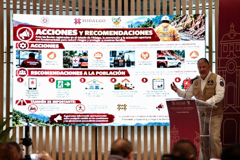 Alerta PC por creciente de río en Atlapexco 