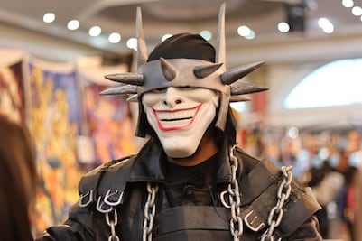 José Domingo, el Batman que ríe, se roba el show en el Otaku Fest