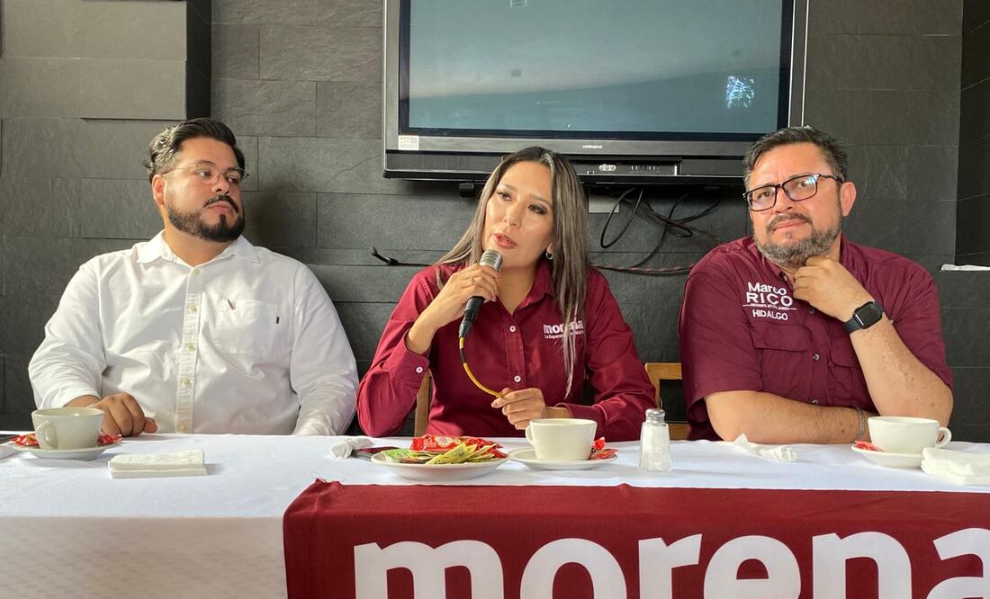 Durante horarios nocturnos se detectó el robo de la propaganda de Morena en Tezontepec de Aldama | Foto: Luis Soriano