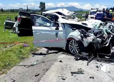 Tres muertos y tres heridos deja accidente en la autopista México–Tuxpan