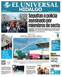 Portada El Universal Hidalgo 09/07/25