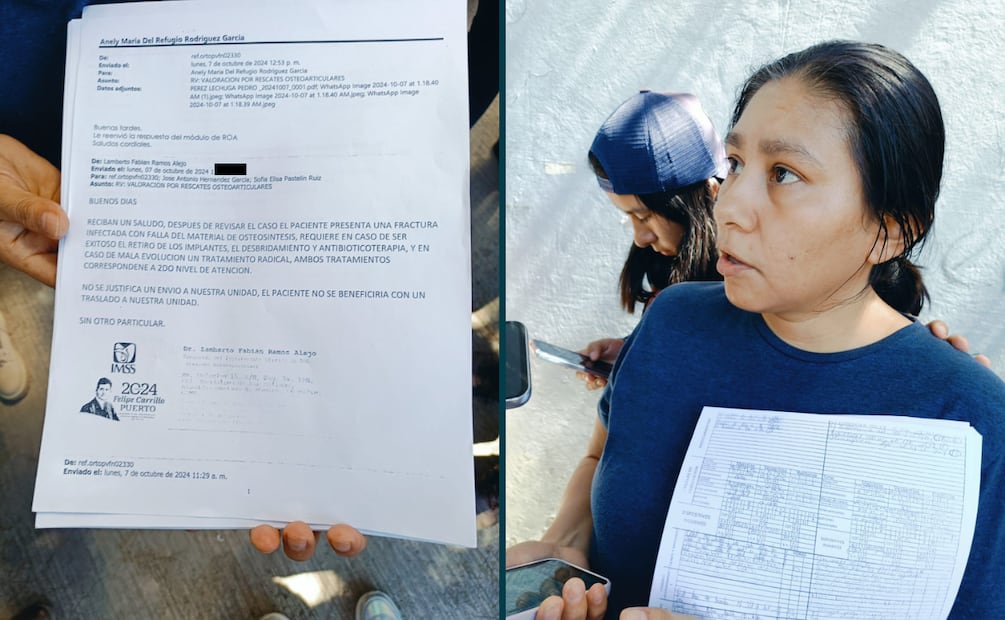 Joven de 20 años podría perder la pierna tras presunta negligencia médica en el IMSS | Fotos: Grisel Lira