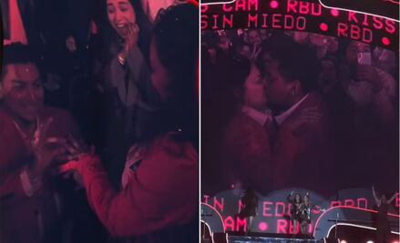 Joven propone matrimonio a su pareja durante concierto de RBD