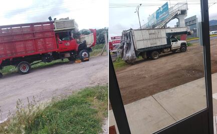 Piden apoyo para localizar camionetas recolectoras robadas en San Agustín Tlaxiaca