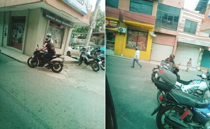 Asaltan a cuentahabiente afuera de banco en Huejutla