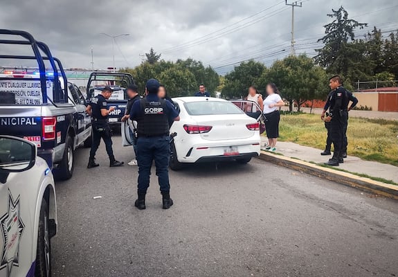 Detienen en Pachuca a cuatro presuntos implicados en robo a mujer en Venta Prieta