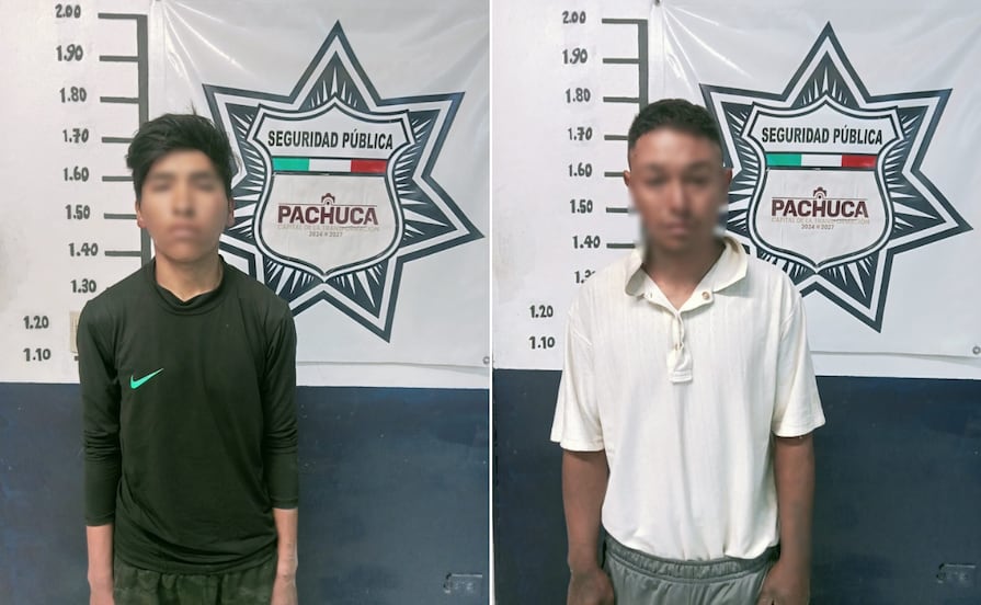 Capturan a dos sujetos relacionados con robo a negocio