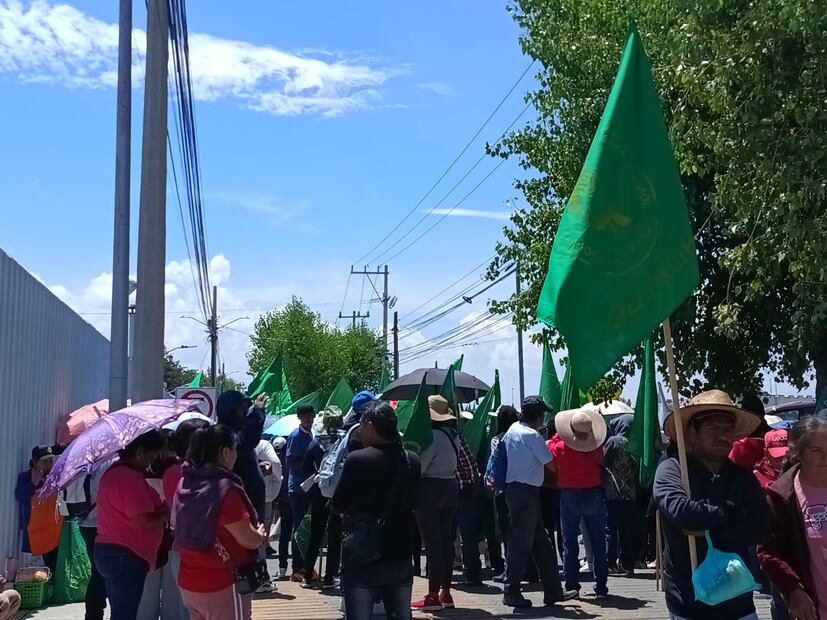 UNTA acusa opacidad en la PGJEH por caso de despojo de tierras en Azoyatla | Foto: Lourdes Naranjo
