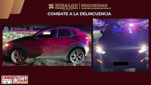 Persecución tras robo de camioneta termina con dos detenidos en Zempoala