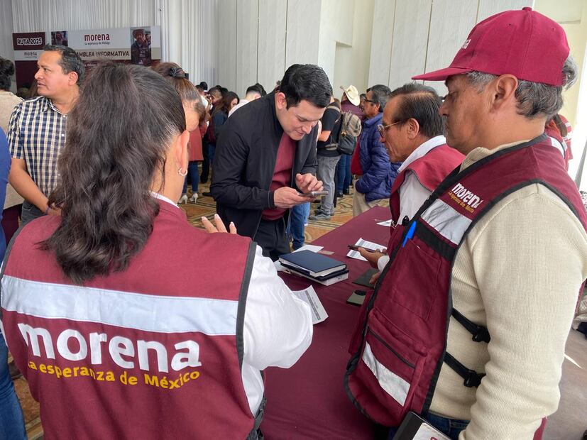 Morena busca afiliar a 300 mil hidalguenses en 2025 | Foto: Luis Soriano
