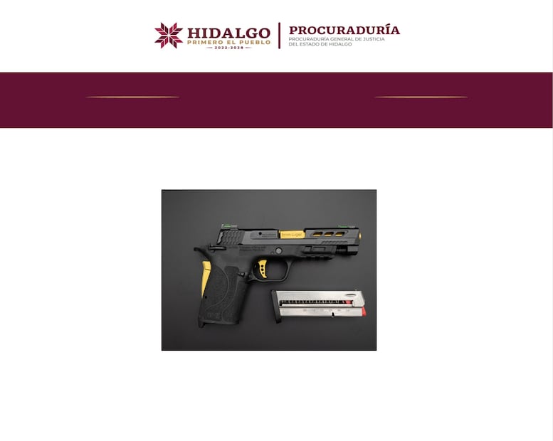 Aseguran más de 59 mil dosis de droga y un arma en Mineral de la Reforma; dos hombres enfrentan proceso penal | Foto: PGJEH