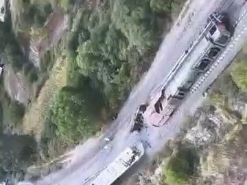 Controlan incendio de tren de carga en Tepetitlán